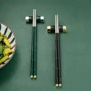 1 Pair Food Sticks Reusable Non-slip Chinese Type Food Chop Sticks Lightweight