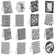 Wave Lines Lace Net Plastic Embossing Folders Frame Template Dies Stencil Clock