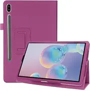 [elitegadget] PU Leather Case for Samsung Galaxy Tab S9 FE 10.9" SM-X510/X516/X518 / Galaxy Tab S9 11" SM-X710/X716/X718 - Lightweight Folio Folding Stand Cover Case (Purple)