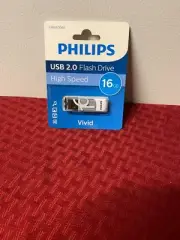 PHILIPS USB 2.0 Flash Drive High Speed Vivid 16GB New