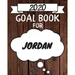 2020 GOAL PLANNER FOR JORDAN: 2020 NEW YEAR PLANNER GOAL JOURNAL GIFT FOR JORDAN / NOTEBOOK / DIARY / UNIQUE GREETING CARD ALTERNATIVE