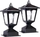 Solar Post Lights Outdoor, Solar Lamp Post Cap Lights, Waterproof Fence Post Sol