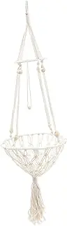ABOOFAN Woven Cat Litter Hammock Cat Hammock Window - Woven Soft Calming Catnap Plush Indoor Kitten for Sleeping Pet Outdoor Pets Bag with Hanging Nest Macrame Bed Swing Nest Khaki Iron