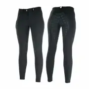 Horze Ariela Women's Full Seat Breeches w/ Silicone Grip - Black