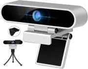 Webcam1080p Microphone HD USB Camera 30fps Streaming Tripod & Privacy Cover New