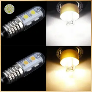 LED工作燈 純 暖白色冰箱燈泡燈AC 110V E14 1W 7 LED 5050 SMD clickstorevip