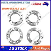 Wheel Spacers 4 x 30mm 6 Stud Fits Toyota Land Cruiser Hilux 6x139.7 (for: Toyota)