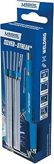 MARKAL 22221 Retail Pack Silver-Streak Mechanical Pencil + 2 Packs of Round Leads