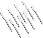 FIVOENDAR Cheese Spreaders, Stainless Steel Classic Spreader Knife Set for Cheese, Jelly, Jam, Dessert, Set of 8 Canape Knives, Spreaders for Appetizers, Sandwich Cream Cheese Butter Knife