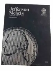 3 Official Whitman Coin Folders Set 2 Jefferson Nickels One Lincoln Cents