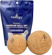 Cork Massage Ball Set (Combo 2.5"+1.9") for Muscle Pain & Tension Relief || Light, Compact, Convenient, Eco-Friendly