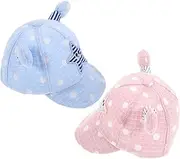 [HAPINARY] 2pcs Baseball Caps for Breathable Sun Hats with Cute Cartoon Patterns Stylish Outdoor Sunshade Caps for Daily Wear Birthday