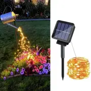 Solar Waterfall Fairy Bunch Lights Outdoor Waterproof 200LEDs,8 Modes Fairy L...