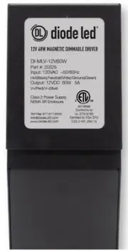 Diode LED DI-MLV-24V920W 20 Watt Magnetic Dimmable LED Driver 24V DC