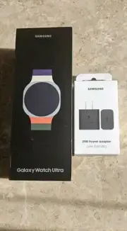 Brand New Samsung Galaxy Watch Ultra 47mm LTE Bluetooth SM-L705U Titanium Silver