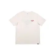 Fallen Footwear Men Lunar Moth Cotton Tee Off Jumper Off White/Orange