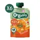 【英國Organix】水果纖泥-甜薯蘋果香蕉100gX6