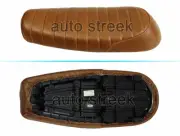 Fit For Royal Enfield GT & Interceptor 650 "Genuine Leather Brown Tan Dual Seat"