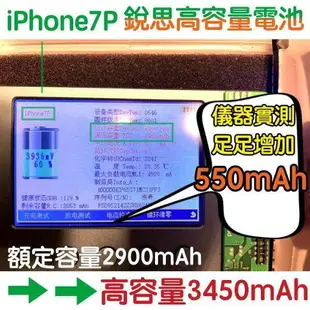 【$299免運】不高包退 3450mAh【6大好禮】含稅價 iPhone7+ 銳思高容量電池 iPhone7 Plus 銳思 原廠電池
