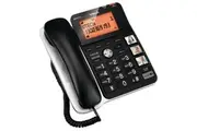 VTech 20250E DECT Corded Desk Phone Handset Home Telephone w Speakerphone Black