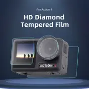 For DJI OSMO ACTION 4 Camera Screen Protector Lens HD Tempered Glass Film
