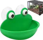 Frog Habitat,Cute Frog Shaped Wall-Mounted Tank Decoration for Frog - Cute Frog Terrarium Decor Fish Tank, Tree Frog Habitat for Toad Frog Tree Frog Small Aquatic Animals Helves