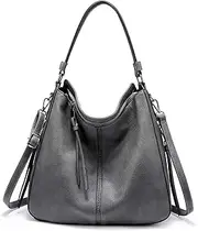 [Realer] Handbags for Women Large Designer Ladies Hobo bag Bucket Purse Faux Leather