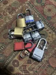 Master Lock Padlock Lot Of 9