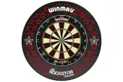 Winmau Blade 6 Dart Board + Joe Cullen Rockstar Dartboard Surround + Darts Set