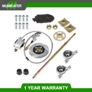 For Go Kart Rear Live Axle Kit, Brake Assembly,Sprocket & Hub,Hub Drift Trike US