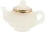 ORFOFE Chinese Style Mini Kettle Glow Dark Decorative Teapot Unique Miniature Night Light for Home Decor for Keychain Purse and Bag Accents