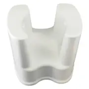 1x Plastic Shower Bath Stool Seat with Butt Access for Elderly Sick Height 28cm
