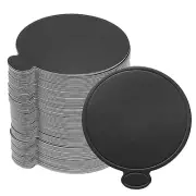 200pcs Mini Cake Boards, Mousse Cake Cardboards Round for Cake Bases (Black)