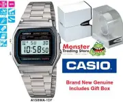 CASIO WATCH VINTAGE RETRO 80's A158WA-1 A158 A158WA A168 WARANTY