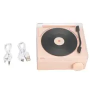 Record Player, Record Player with Speakers, Bluetooth 5.0, Alarm Clock Functi...