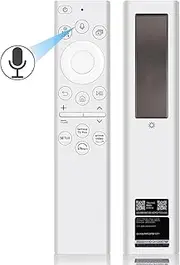 Solar Voice Remote Control for Samsung TV(BN59-01385A), Replacement Solar Remote for Samsung Neo QLED 2021 2022 2023, The Frame and Crystal 4k 8K UHD Smart TVs