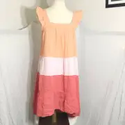 Mud Pie NWT Color Block Summer Dress Size M