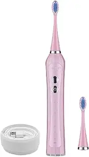 New Magnetic Levitation Electric Toothbrush Sonic Vibration Smart Electric Toothbrush Adult Induction Charging Pink