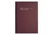 Appointment Diaries #180A5 1 Day/Page 30Min Burgundy 2007