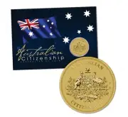 2020 UNC $1 Australian Citizenship Coin in Card