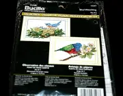 New Birds Cross Stitch Kit Country Bucilla 2 projects Spring Nesting -S !