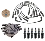 ACDelco Ignition Kit Distributor Rotor Cap Wire & Spark Plugs for Chevy GMC V6