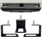 AUXPhome (3) Laptop Holder Under Desk Laptop Mount Organizer Rack Storage Shelf, Add On Under Table Laptops, Keyboard, Routers, Modems, Cable Box, Network Switch & More, Desk Accessories