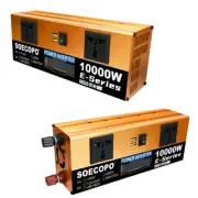 10000W Power Inverter Solar Generator With 200W Solar Panel Home Complete KithO