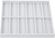 [Generic] 12 Grids Sunglasses Storage Box, Sun Glasses Organizer Tray, Eyeglasses Display Case, Eyewear Jewelry Tray, Wooden Glasses Holder with Soft Lint Material, for Watch and Bracelet