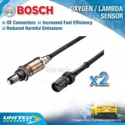 2x Bosch O2 Oxygen Lambda Sensors for Audi A8 D2 4D RS6 C5 4B S4 B5 8D 2.7L 4.2L (for: Audi)