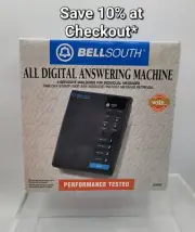 BellSouth Tapeless Digital Answering Machine Bell South Black 2006C - NEW IN BOX