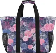 [sanluoli] Bag For Trunk Collapsable Beach Tote Bag With Compartments with Handles Canvas Laundry Bag, Abstract Wool Ball, 1 size