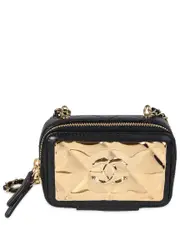 Chanel Black Quilted Lambskin Mini Vanity Bag (Authentic Pre-Loved)