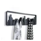 Wall-Mount Multi-Hook, Coat Rack Wall Mounted, For Coat Hat Towel Purse Robes